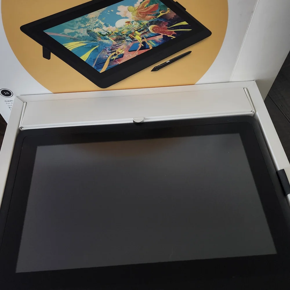 Black Tablet with Stylus